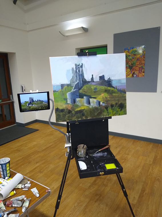 Rodney Kinston – Landscape in oils demo – 4th March